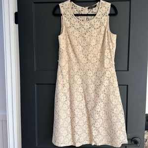 THE LIMITED cream sequin dress